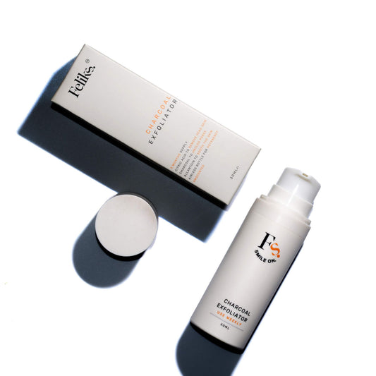 Feliks skincare product with packaging on a white background